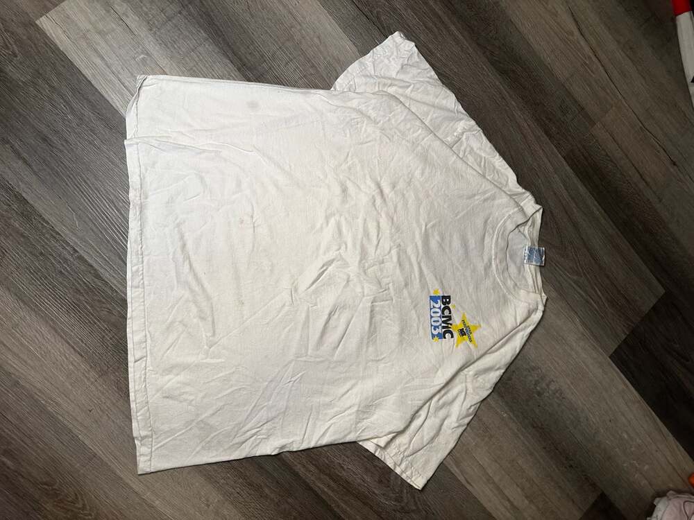 Vintage 2003 Mitek Bcmc Star Performers White Promotional T-Shirt